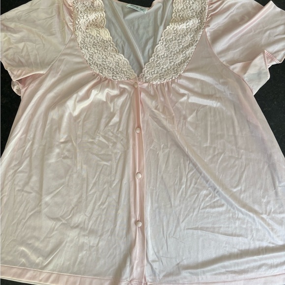Vintage Vanity Fair PinkPajama Set - Size Large - Made in USA - Picture 3 of 7